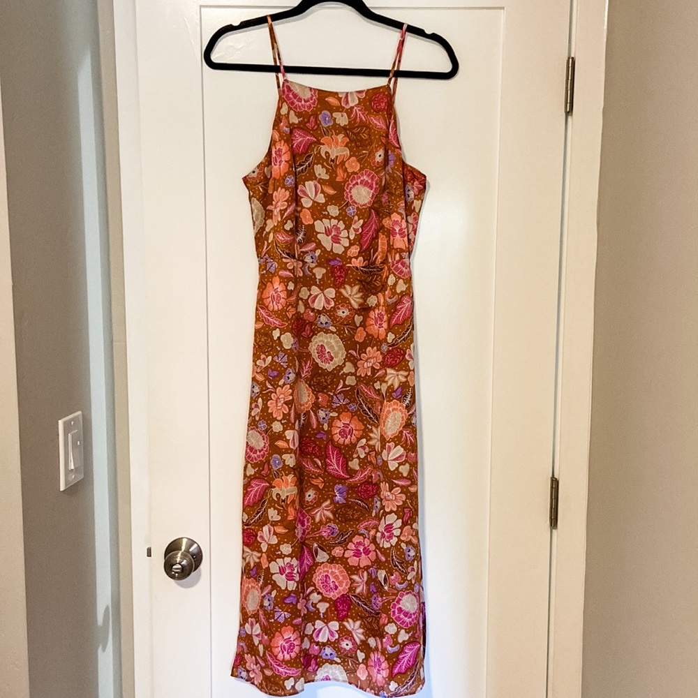Ann Taylor floral midi dress